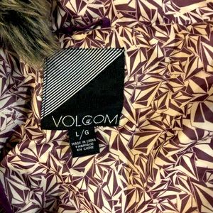 Volcom puff purple winter coat